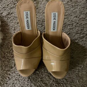 Steve Madden Women's Cream Mules